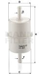 MANN-FILTER Kraftstofffilter WK 4002