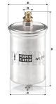 MANN-FILTER Kraftstofffilter WK 830/3
