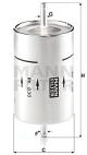 MANN-FILTER Kraftstofffilter WK 830