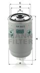 MANN-FILTER Kraftstofffilter WK 842/2