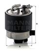MANN-FILTER Kraftstofffilter WK 9026