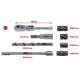 KS TOOLS Reibahlensatz, ABS-Sensoraufnahme 150.2410