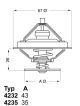 BorgWarner (Wahler) Thermostat, Kühlmittel 4235.80D