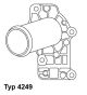 BorgWarner (Wahler) Thermostat, Kühlmittel 4249.71D