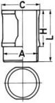 KOLBENSCHMIDT Zylinderlaufbuchse 88592110