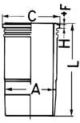 KOLBENSCHMIDT Zylinderlaufbuchse 89596110