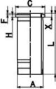 KOLBENSCHMIDT Zylinderlaufbuchse 89936110