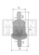 MANN-FILTER Kraftstofffilter WK 21/2 (10)
