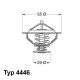 BorgWarner (Wahler) Thermostat, Kühlmittel 4446.83D