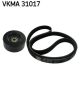 SKF Keilrippenriemensatz VKMA 31017