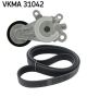 SKF Keilrippenriemensatz VKMA 31042