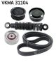 SKF Keilrippenriemensatz VKMA 31104