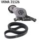 SKF Keilrippenriemensatz VKMA 31126