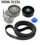 SKF Keilrippenriemensatz VKMA 31154