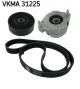 SKF Keilrippenriemensatz VKMA 31225