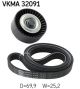 SKF Keilrippenriemensatz VKMA 32091