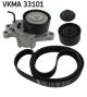 SKF Keilrippenriemensatz VKMA 33101