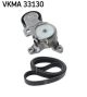 SKF Keilrippenriemensatz VKMA 33130