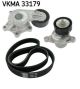 SKF Keilrippenriemensatz VKMA 33179