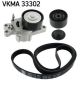 SKF Keilrippenriemensatz VKMA 33302