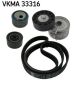 SKF Keilrippenriemensatz VKMA 33316