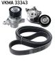 SKF Keilrippenriemensatz VKMA 33343