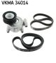 SKF Keilrippenriemensatz VKMA 34014