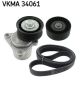SKF Keilrippenriemensatz VKMA 34061