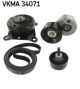 SKF Keilrippenriemensatz VKMA 34071