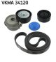 SKF Keilrippenriemensatz VKMA 34120