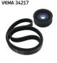SKF Keilrippenriemensatz VKMA 34217