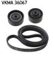 SKF Keilrippenriemensatz VKMA 36067