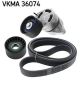 SKF Keilrippenriemensatz VKMA 36074