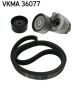 SKF Keilrippenriemensatz VKMA 36077