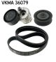 SKF Keilrippenriemensatz VKMA 36079