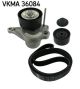 SKF Keilrippenriemensatz VKMA 36084