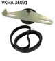 SKF Keilrippenriemensatz VKMA 36091