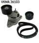 SKF Keilrippenriemensatz VKMA 36103