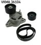 SKF Keilrippenriemensatz VKMA 36104