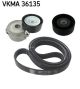 SKF Keilrippenriemensatz VKMA 36135