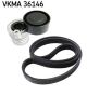 SKF Keilrippenriemensatz VKMA 36146