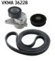 SKF Keilrippenriemensatz VKMA 36228