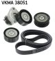 SKF Keilrippenriemensatz VKMA 38051