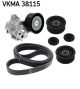 SKF Keilrippenriemensatz VKMA 38115