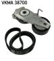 SKF Keilrippenriemensatz VKMA 38700