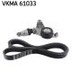 SKF Keilrippenriemensatz VKMA 61033