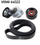 SKF Keilrippenriemensatz VKMA 64022