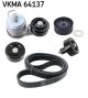 SKF Keilrippenriemensatz VKMA 64137