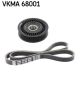 SKF Keilrippenriemensatz VKMA 68001