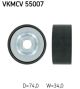 SKF Umlenk-/Führungsrolle, Keilrippenriemen VKMCV 55007